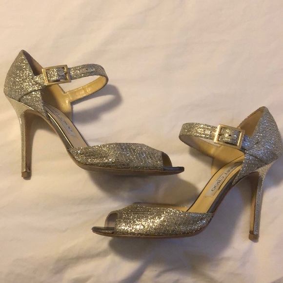 Jimmy Choo articolo champagne glitter - Picture 1 of 6